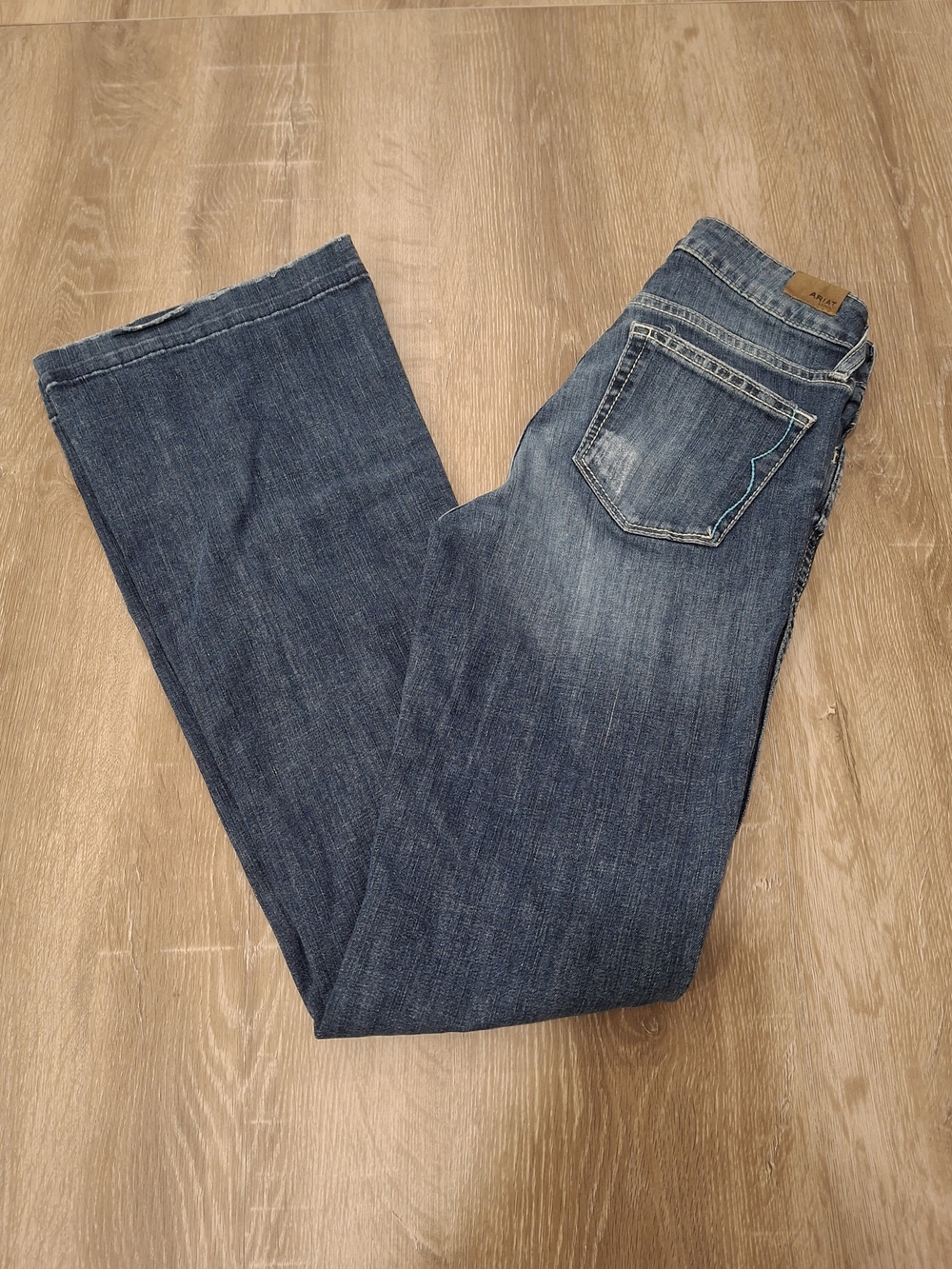 Ariat HR Jimena Slim Trouser Jeans Women's 27L Washington Distressed *741*